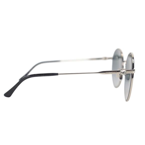 Jimmy Choo Round Metal Women’s Sunglasses – Palladium / Gray Gradient – NWT - Picture 4 of 11